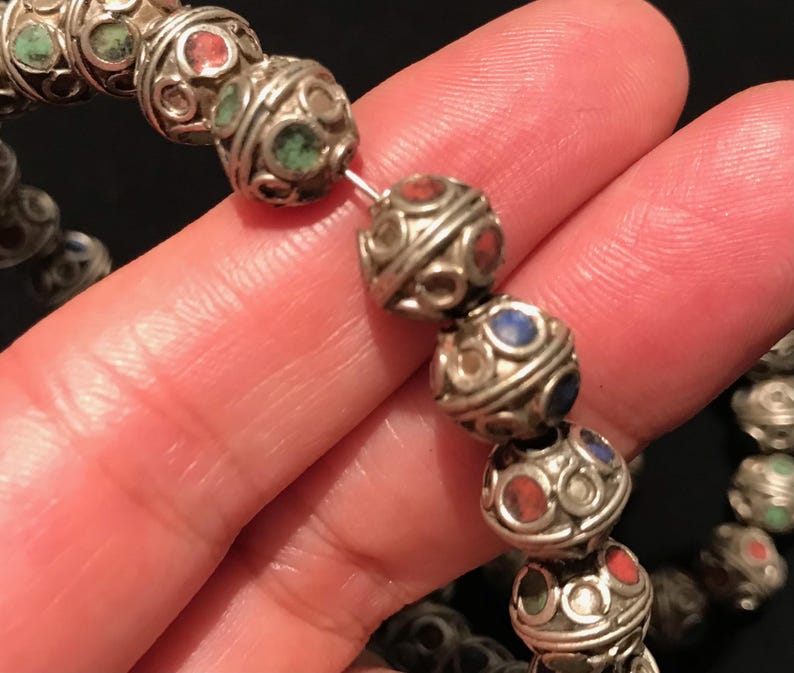 50 Moroccan Beads: Berber Tribal Jewelry Supplies image 2