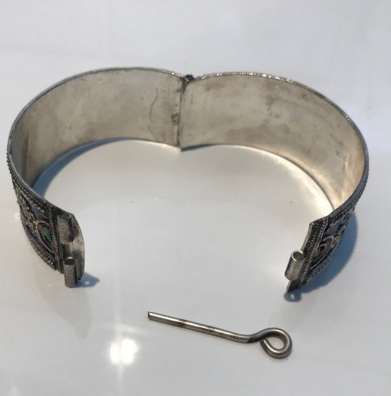 Enameled Bracelet ,Old Moroccan Berber Bracelet ,… - image 2