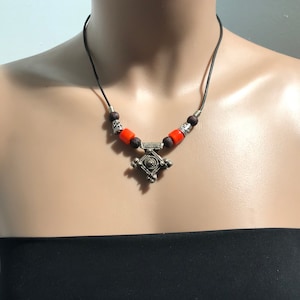 Berberketting, Marokkaanse sieraden, etnische ketting, vintage Berberketting, tribale sieraden, Tribal Toeareg-ketting
