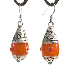 Earring , Tribal Jewelry, Hand crafted Earring , Ethnic.Earring, Tribal Earring….