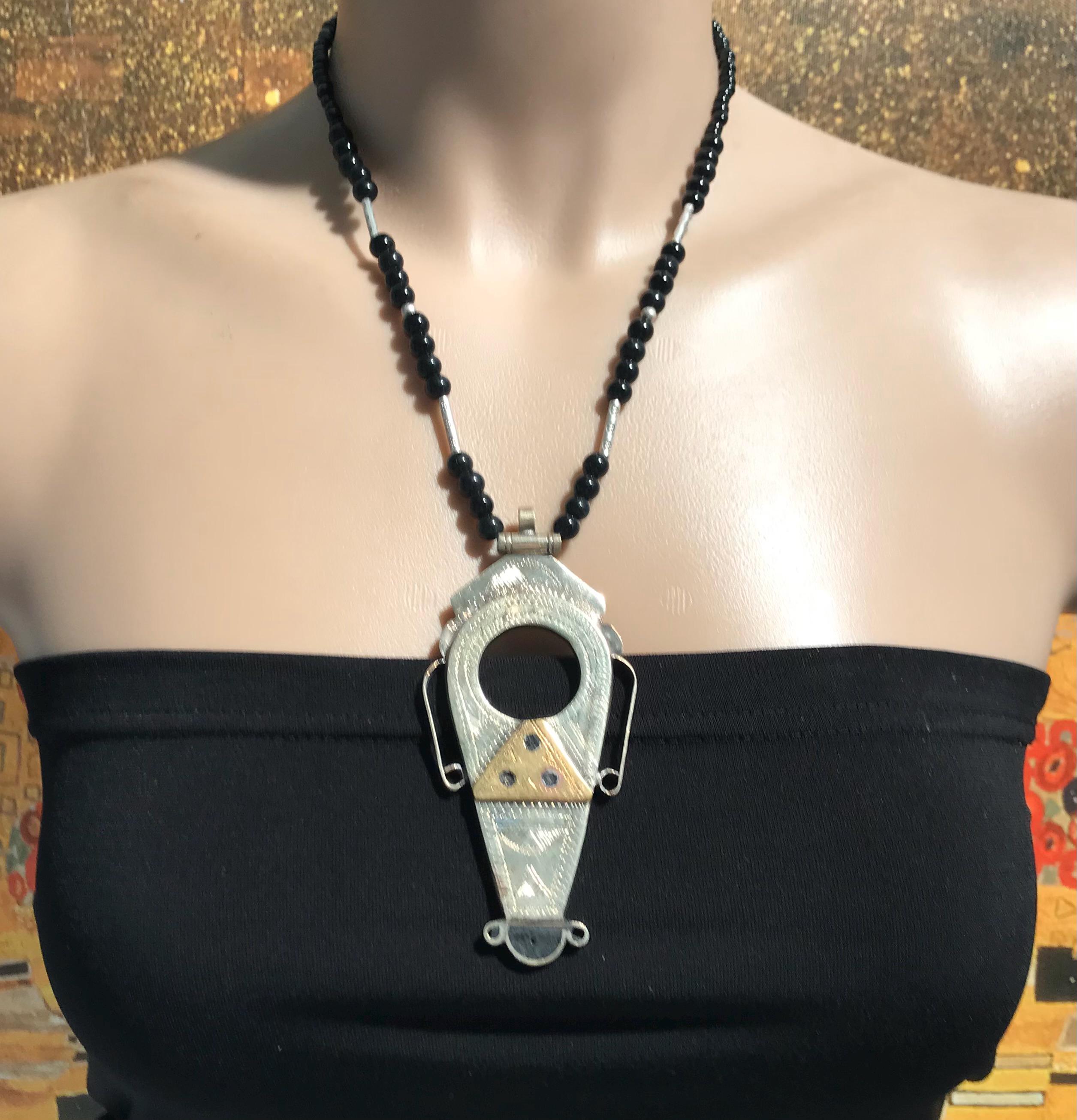 Tuareg Necklace: Moroccan Tribal Jewelry -berber Cross Necklace