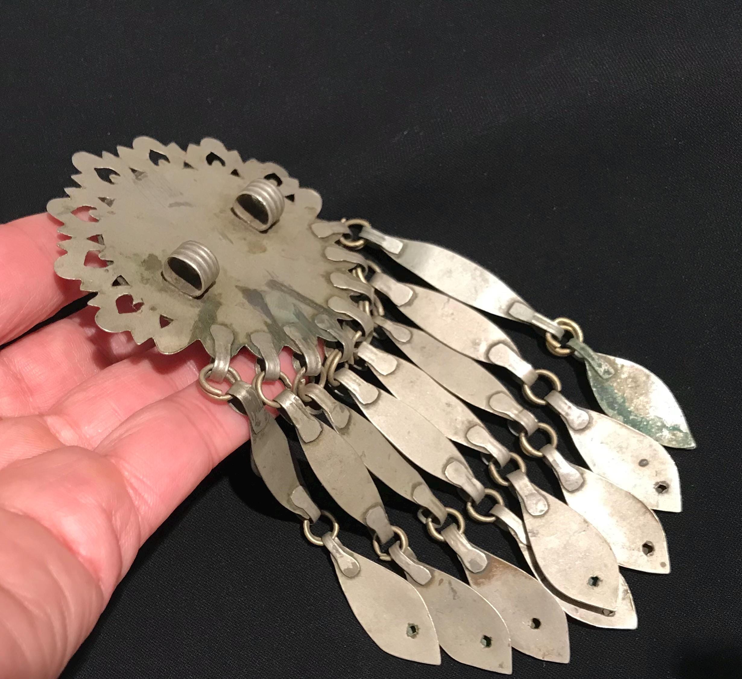 アンティークトルクメンボタン、クチ族のジュエリー - Etsy 日本