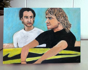 Point Break Keanu Swayze 90s Movie Print on Canvas