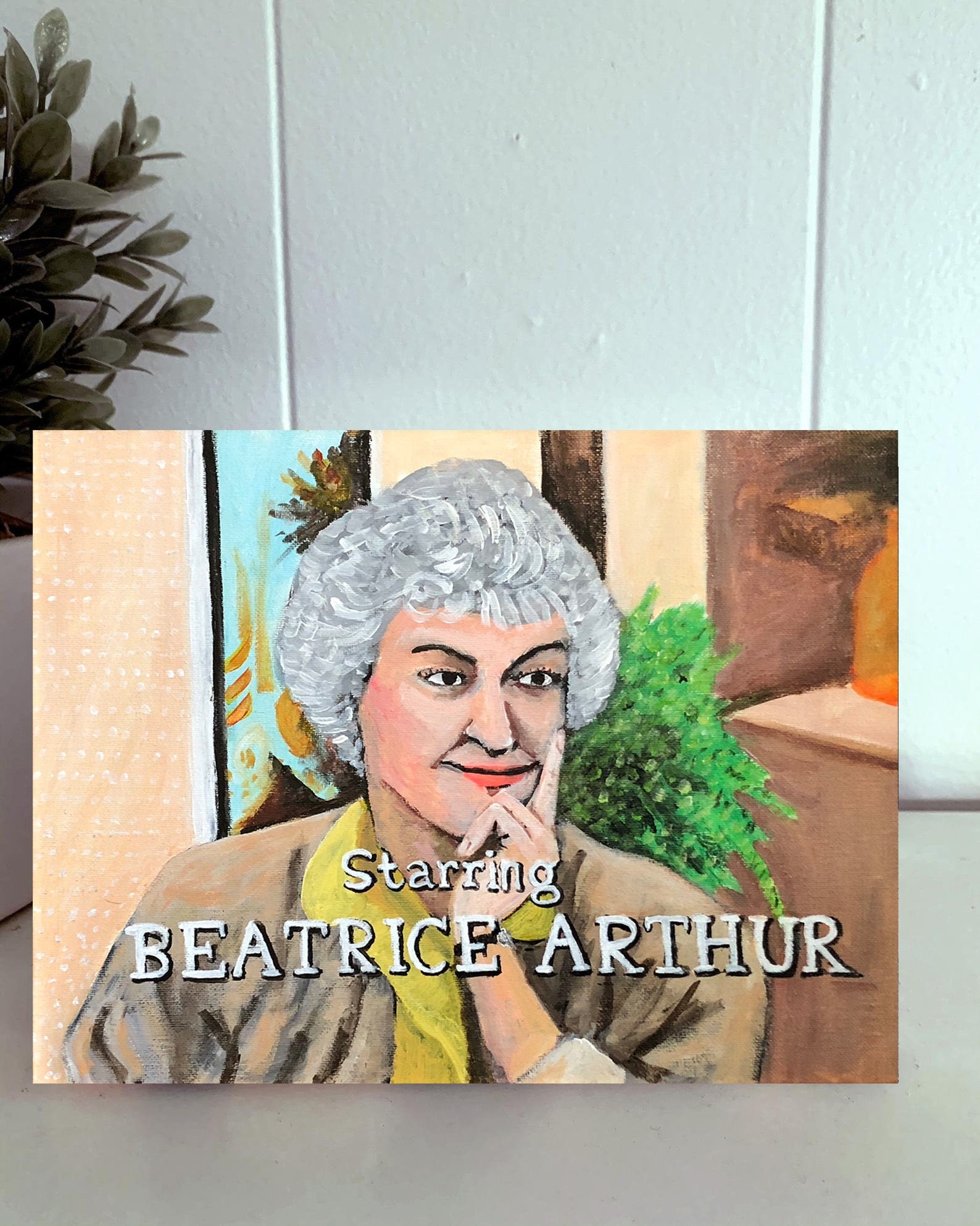 Bea Arthur Painting