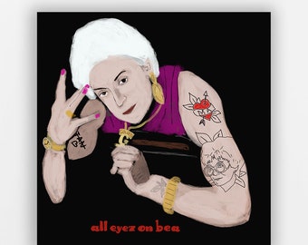 Bea Arthur Painting