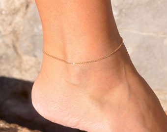  2023 New Ankle Bracelets for Women Gold Plated Dainty