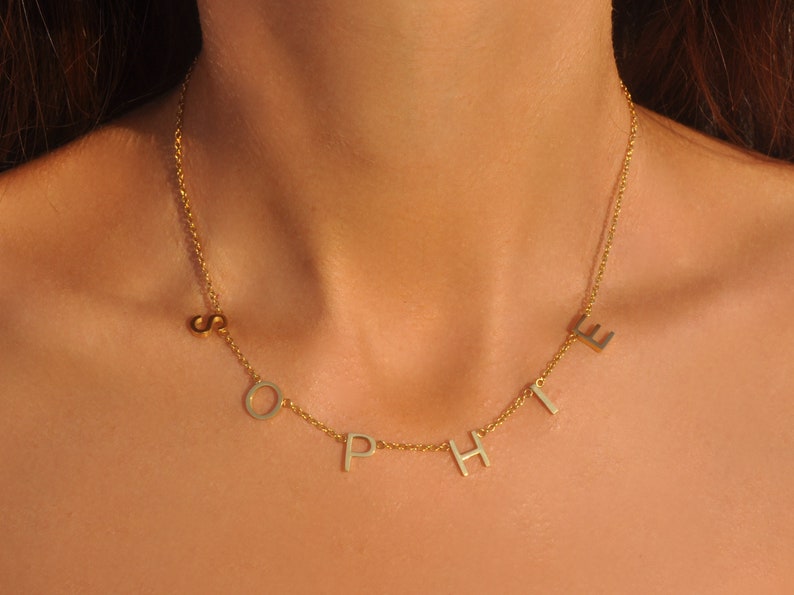 Spaced Letter Necklace Spaced Out 