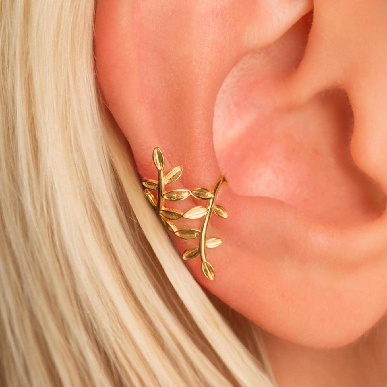 ピアス LAZY DAWN leaves made ear cuff curve ear cuff〈single〉 | ripsalis