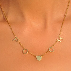 Grandma Necklace | Personalized Family Necklace, Mother&#39;s Day Gift, Water and Tarnish Resistant, SEA SIDE MOTIFS