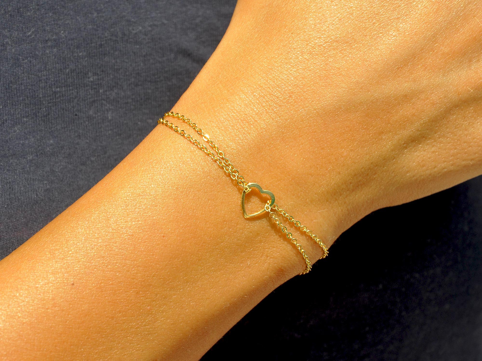 Freshwater Seed Pearl Double Chain Bracelet In Gold By Lisa Angel |  notonthehighstreet.com