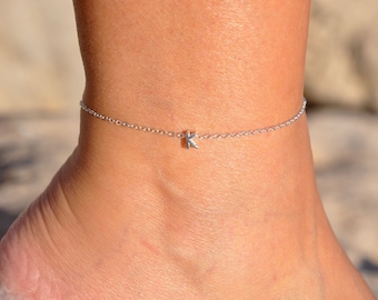  DYLIJU Anklet Anklets for Women Chain Letter Anklet