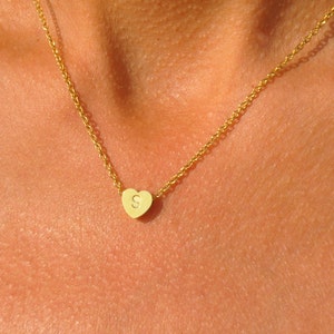 Custom Initial Heart Necklace