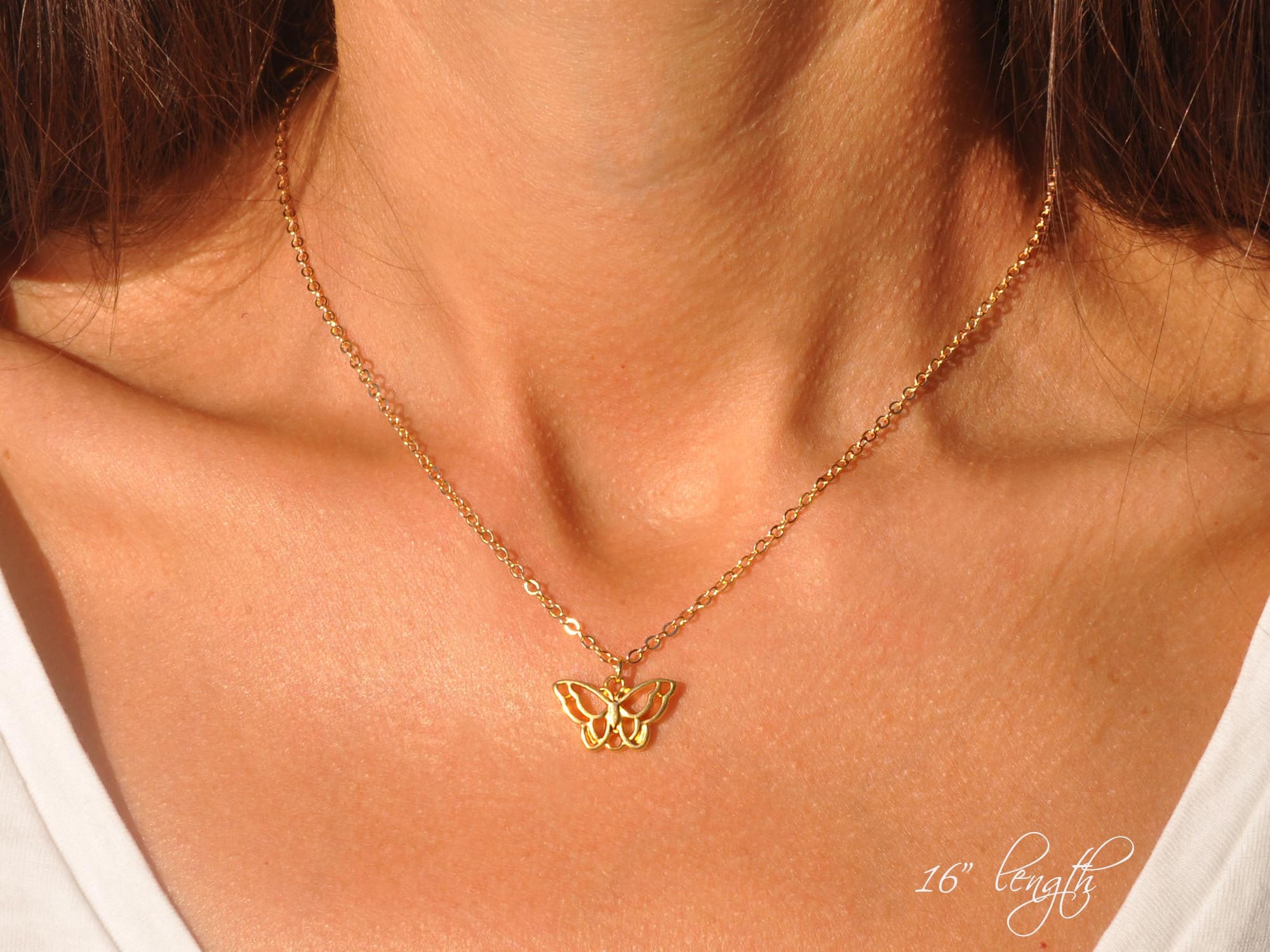 Butterfly charm chain deals