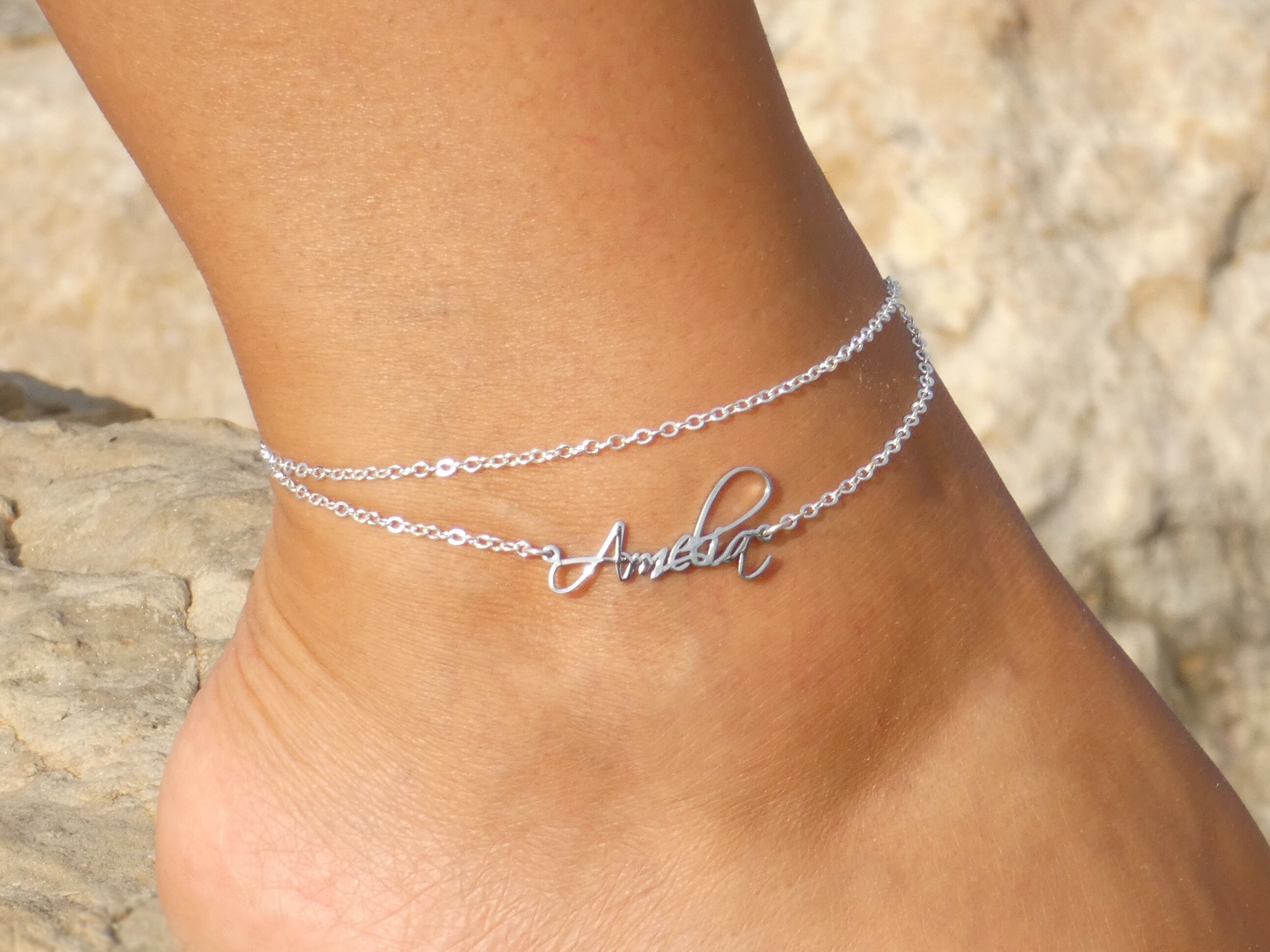 Anklets for women with name deals