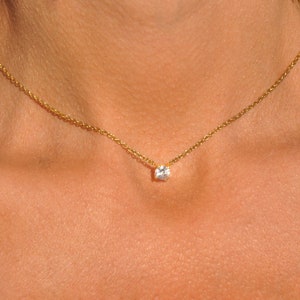 Solitaire diamond choker necklace discount