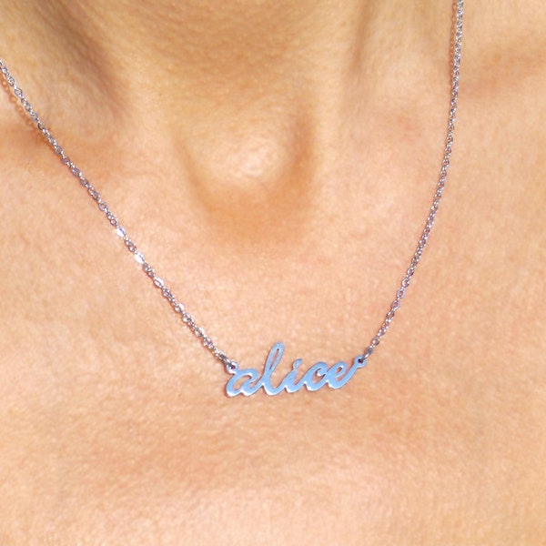 Two Name Necklace - Etsy