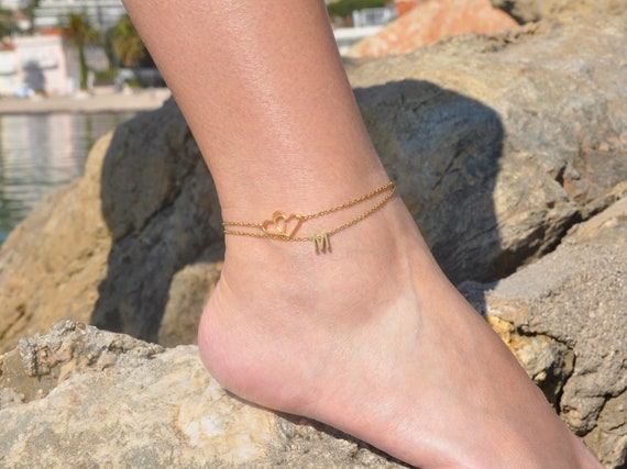 Simple Gold Chain Anklet Ankle | Ankle Bracelets Women Gold - 3pcs/set Gold  Color - Aliexpress