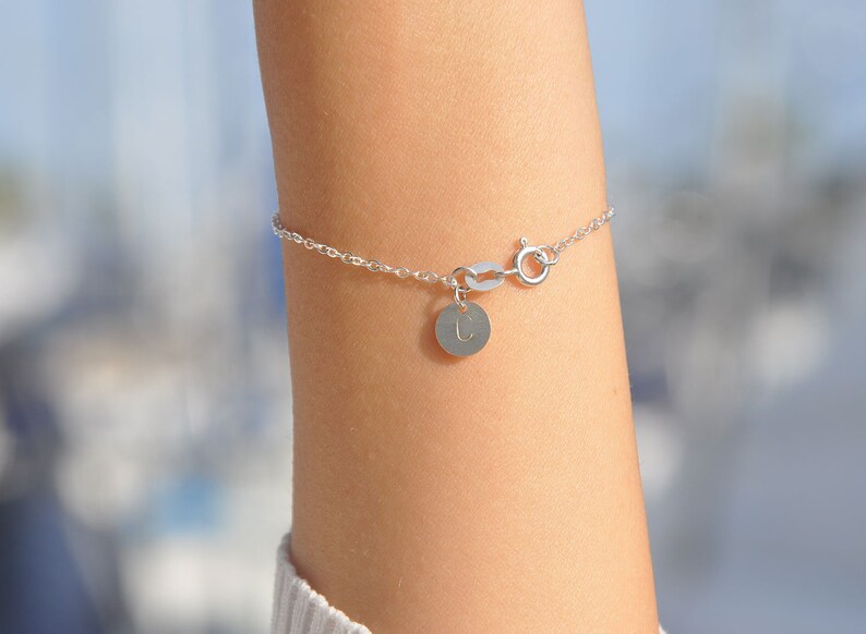 Dainty Cubic Zirconia Diamond Delicate Simple Gift Minimalist Jewelry Sterling Silver Tiny CZ Diamond Bracelet Solitaire Bracelet