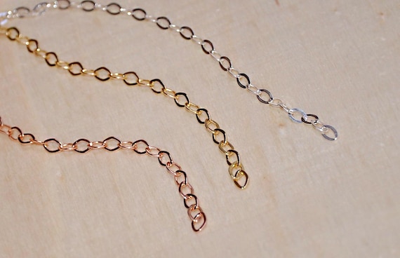 Chain Extender Necklace, Bracelet Lengthener, Attached or