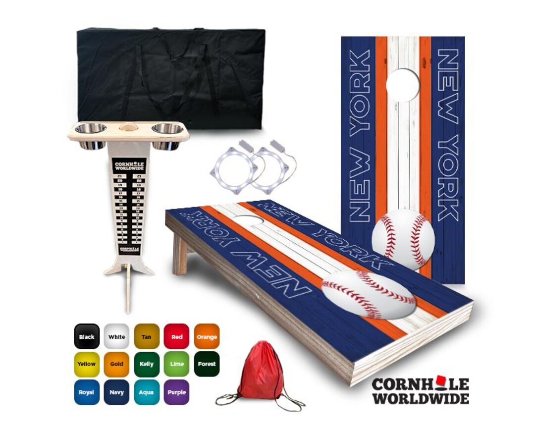 Wooden Cornhole Set Beanbag Toss Game