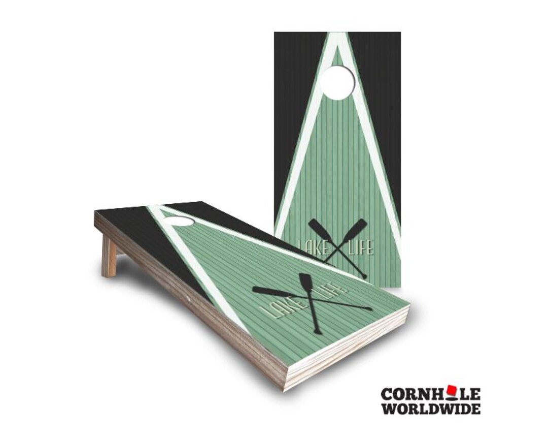 Premium Lake Life Cornhole Boards for Outdoor Fun