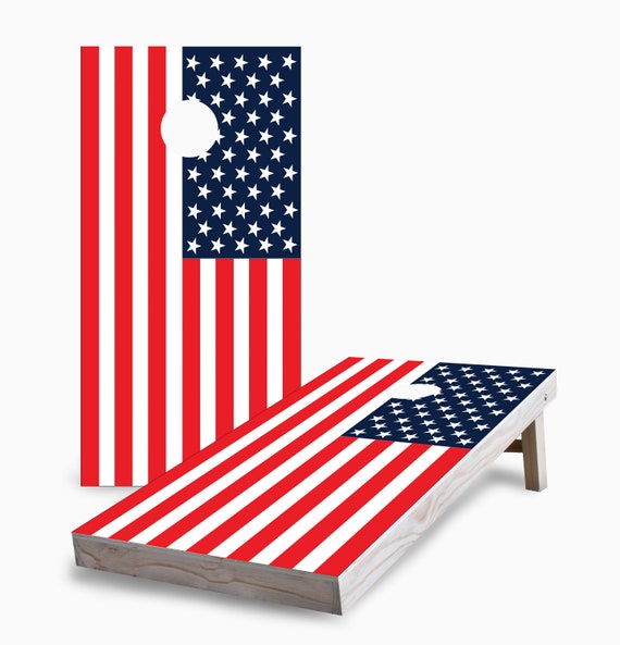 American Flag Cornhole Game Set