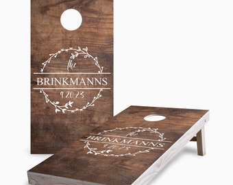 Family Name Cornhole Board, Last Name Cornhole Set, Custom Lawn Game, Outdoor Family Game, Wedding Cornhole, Family Reunion Yard Game