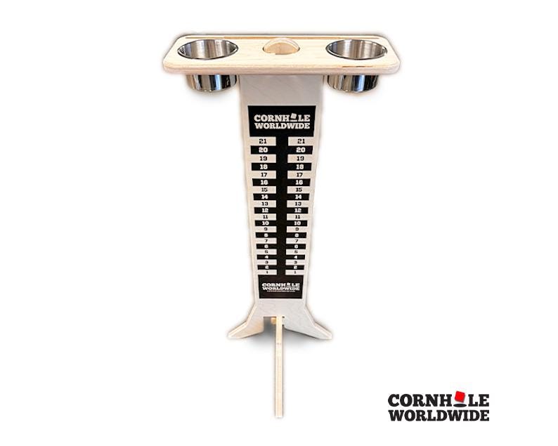 Soportes para puntajes de Cornhole: marcadores de puntaje de madera personalizados para juegos al aire libre, portones traseros, barbacoas y diversión en el patio trasero