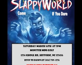 Invitaciones de Slappyworlds Ghost Goosebumps