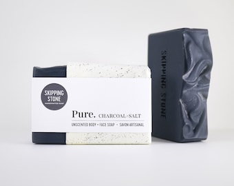 PURE : Charcoal Body + Face Soap — unscented