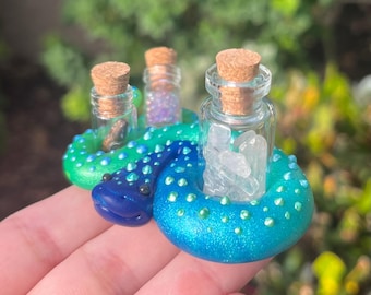 Apothecary Snake | Handmade Polymer Clay Snake Figurine