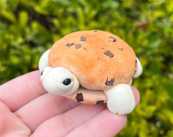 Cookie Turtle | Handmade Polymer Clay Turtle Figurine