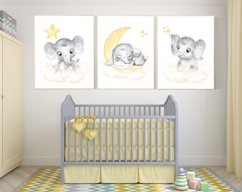 baby yellow room