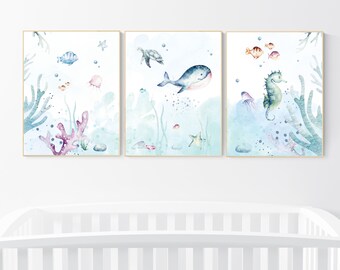 Ocean Theme Nursery Etsy