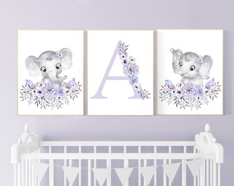 lavender nursery decor