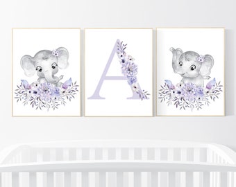 lavender baby room decor