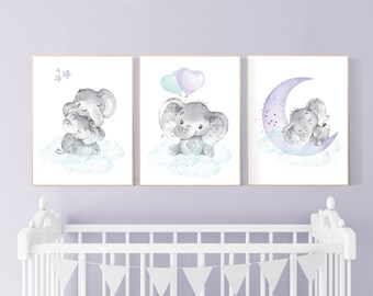 lilac nursery ideas