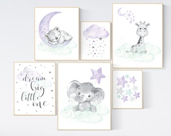 lotus nursery prints