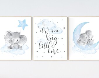 Dream Big Little One Elephant Etsy