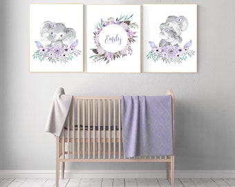 lilac nursery ideas
