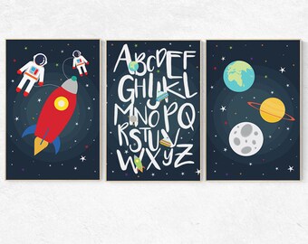 kid room decor rocket