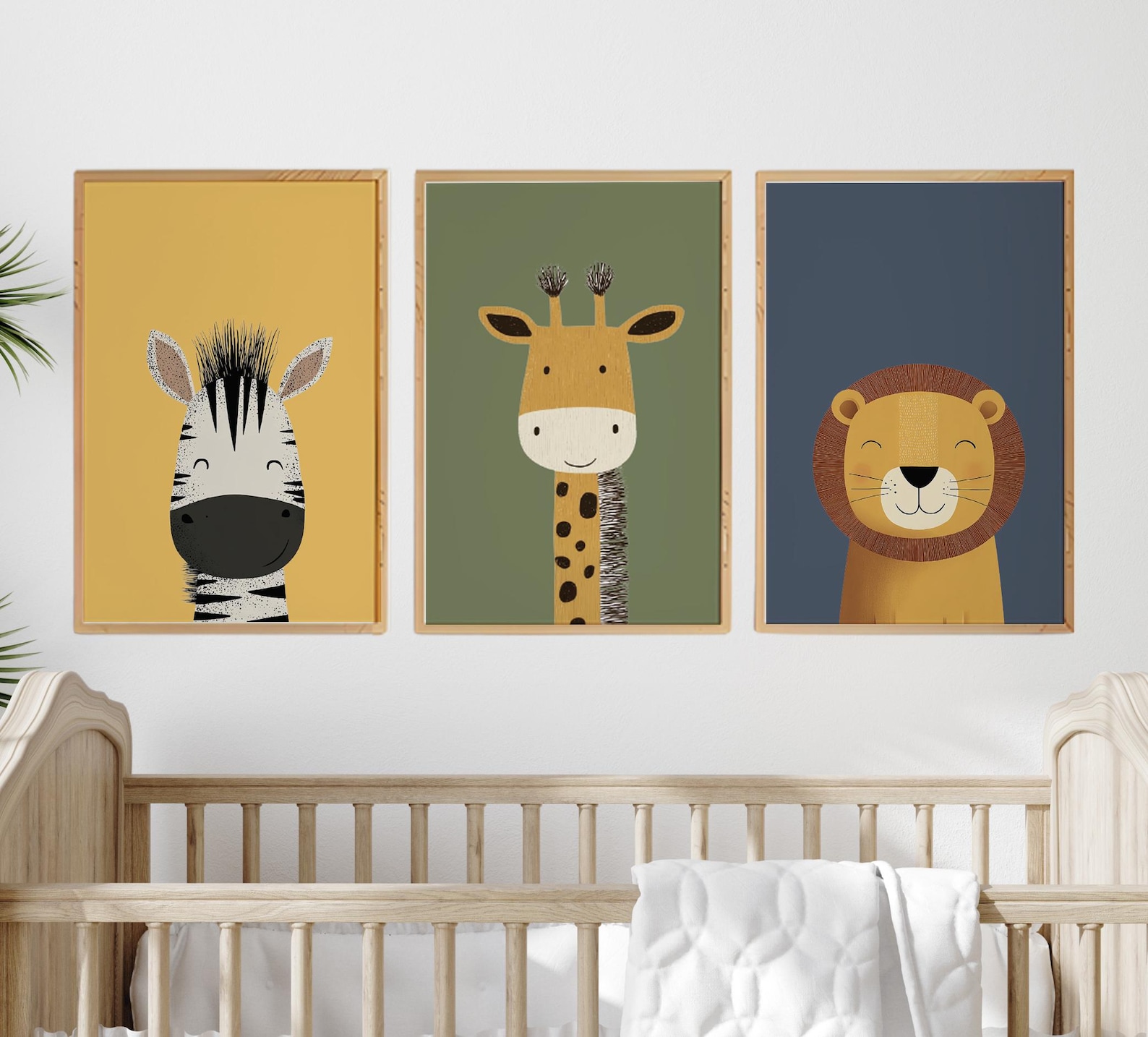 Safari Animal Nursery Prints: Boho Jungle Art, Set of 3 - Etsy