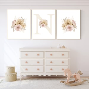Nursery decor neutral, girl nursery, flower nursery, butterfly nursery, neutral colors, brown, beige, floral nursery decor, neutral nursery