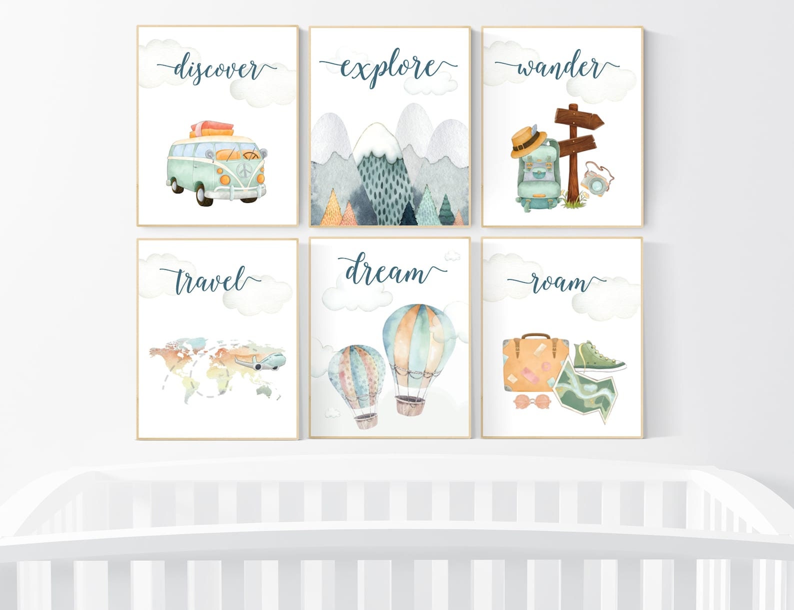 Nursery hotsell prints boy