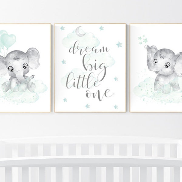 Mint Green Wall Art Etsy