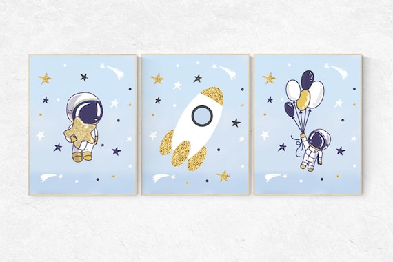 Space decor for boys room, Nursery decor space, Space nursery decor, Space themed nursery, outer space, playroom, kids room, toddler