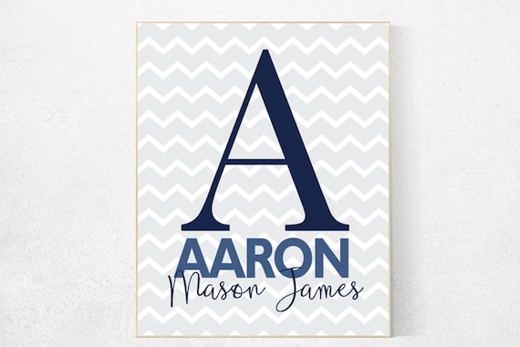 Nursery decor boy name, nursery decor boy navy blue, name nursery wall decor, baby room decor name, baby room decor boy,nursery wall art boy