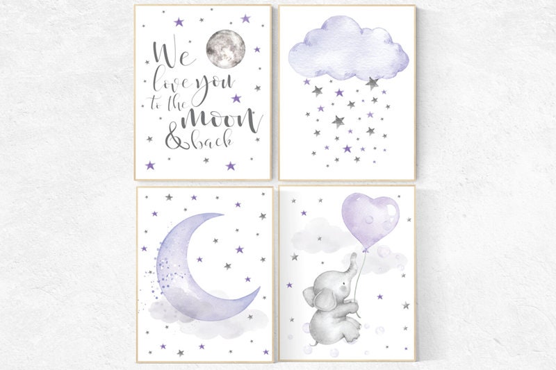 lavender baby room decor