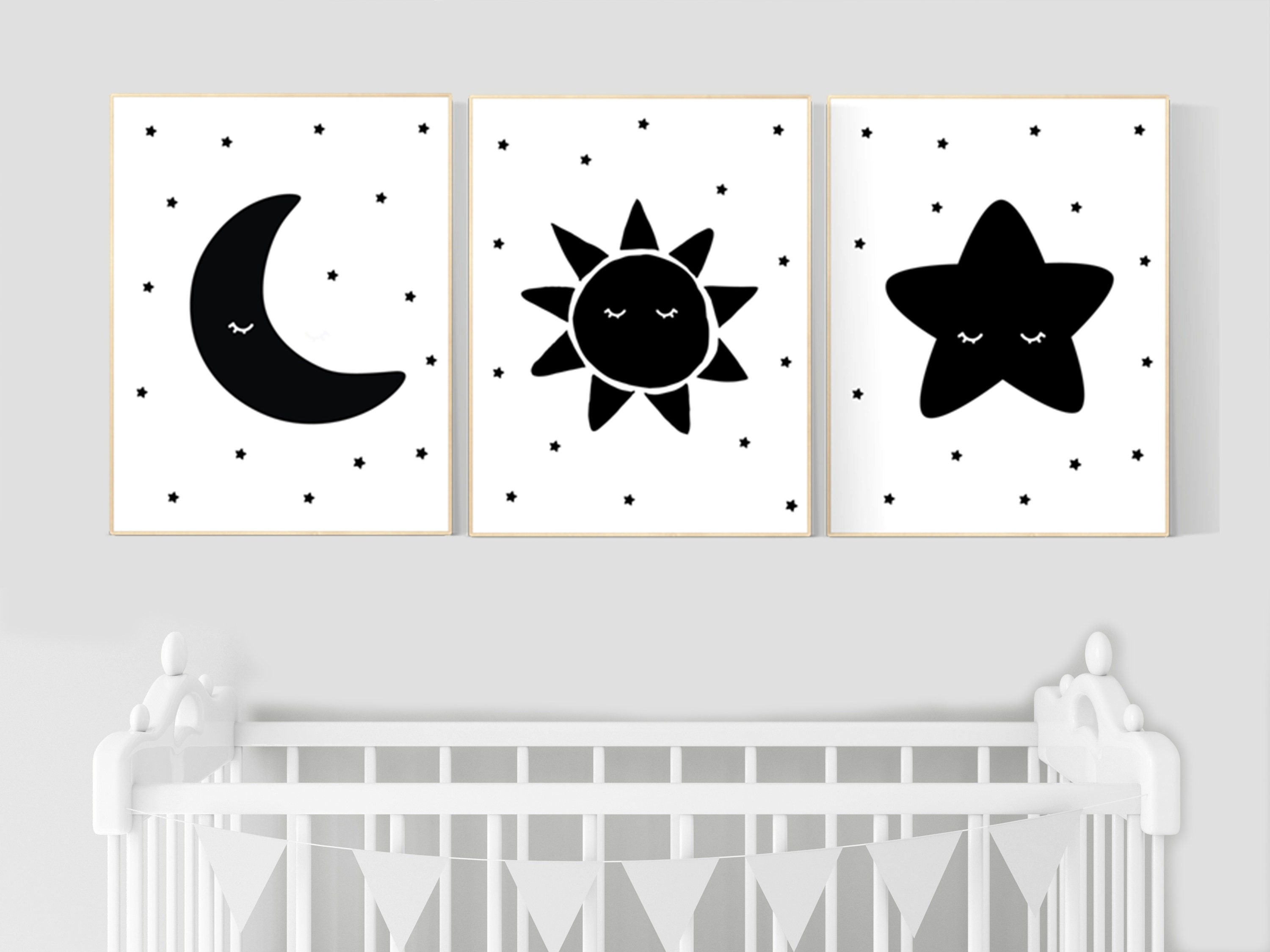 Black and white nursery art sales