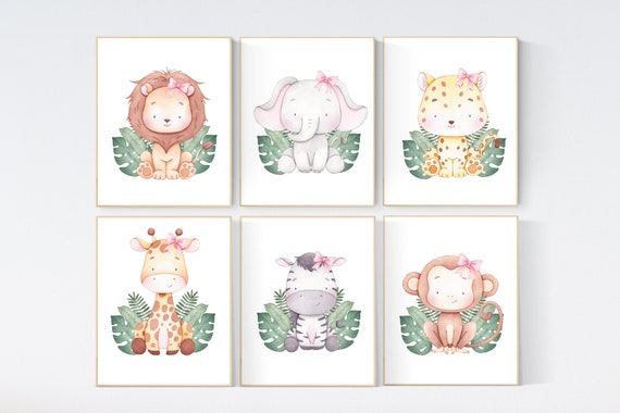 Woodland nursery decor, animals prints, woodland themed, nursery art woodland, nursery prints, girl nursery, woodland nursery ideas, cute